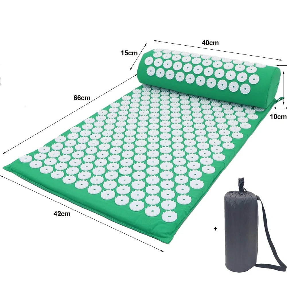 Acupressure Yoga Mat & Massage Cushion Set - Psychofits