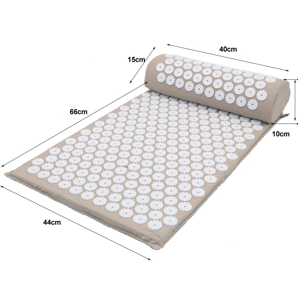 Acupressure Yoga Mat & Massage Cushion Set - Psychofits