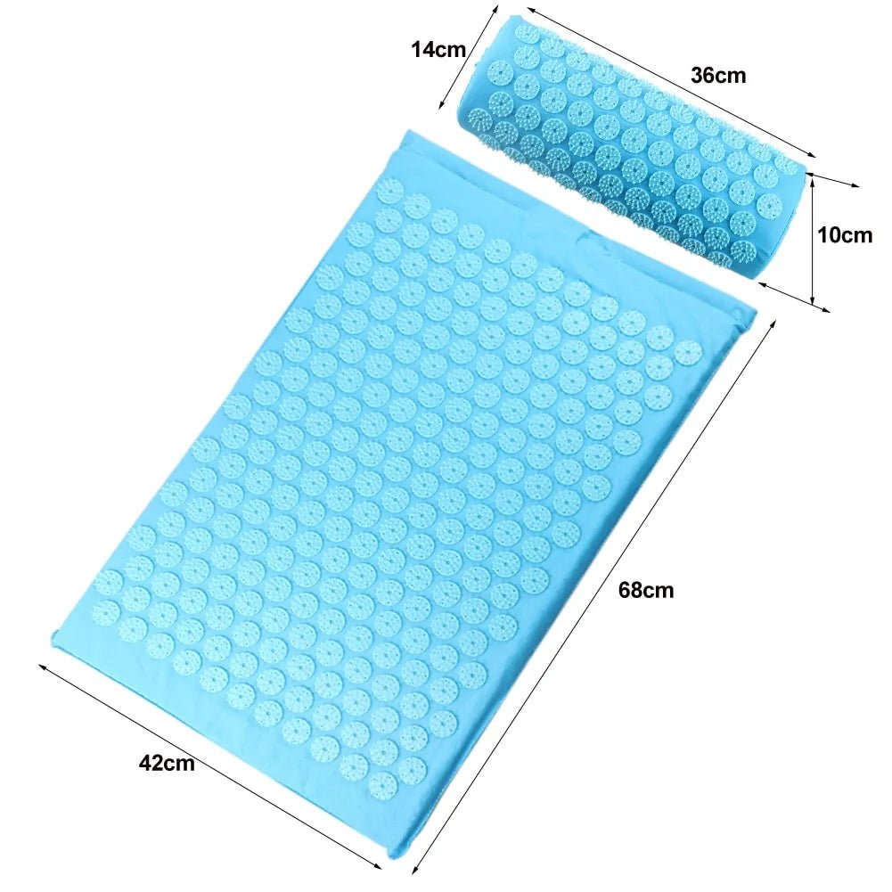 Acupressure Yoga Mat & Massage Cushion Set - Psychofits