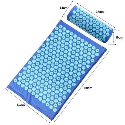 Acupressure Yoga Mat & Massage Cushion Set - Psychofits