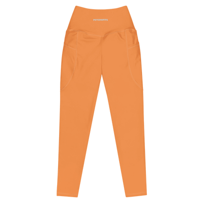 EcoMove™ High-Waist Leggings (Orange) - Psychofits