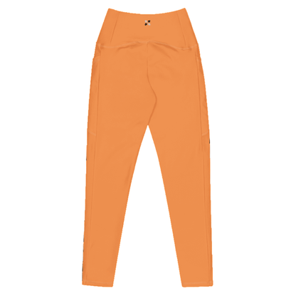 EcoMove™ High-Waist Leggings (Orange) - Psychofits