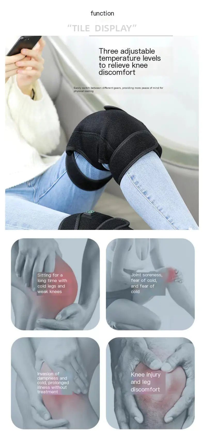 HeatComfort Knee Pads - Psychofits