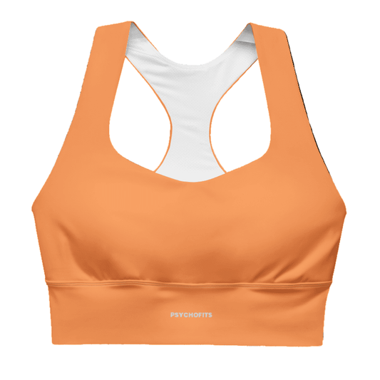ProFit Playful Sports Bra (Orange) : Max Support for Active And workouts - Psychofits