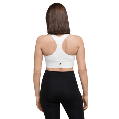 ProFit Playful Sports Bra (white) : Max Support for Active And workouts - Psychofits