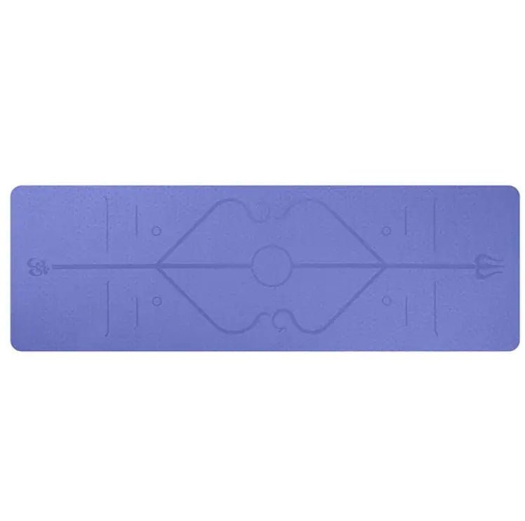 Non-Slip Yoga Mat with Alignment Lines - Psychofits