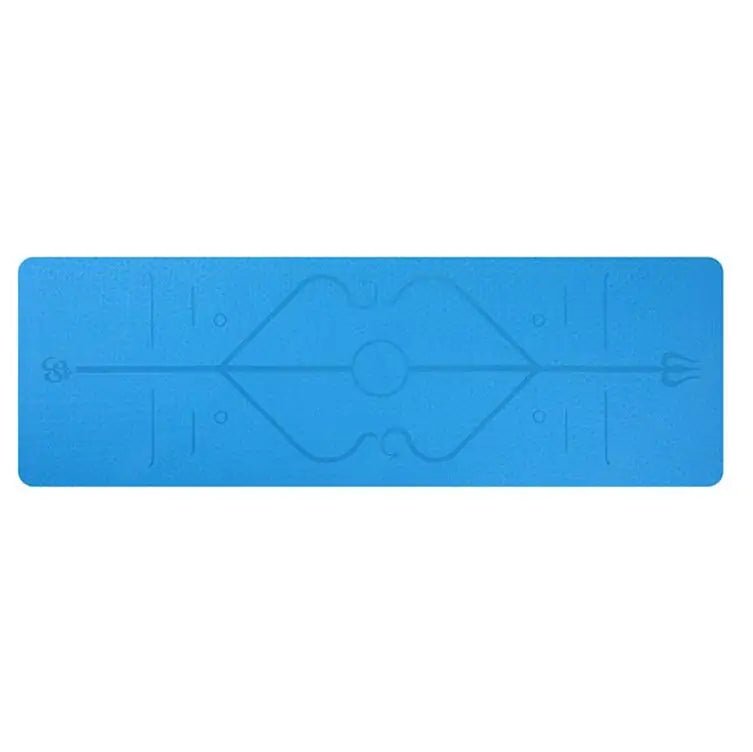 Non-Slip Yoga Mat with Alignment Lines - Psychofits
