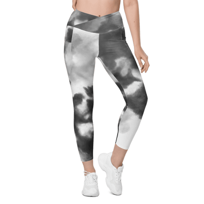 Pocketed Crossover Fitness Leggings - Psychofits