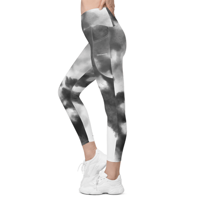 Pocketed Crossover Fitness Leggings - Psychofits