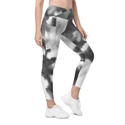 Pocketed Crossover Fitness Leggings - Psychofits