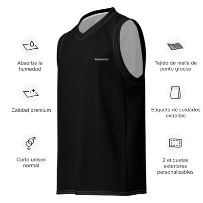 Elite Sports Jersey: For Peak Performance ( Black) - Psychofits