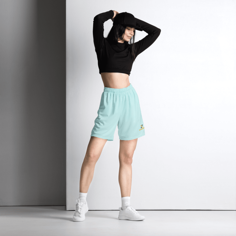 Quick Dry Mesh Shorts for All ( light blue) - Psychofits