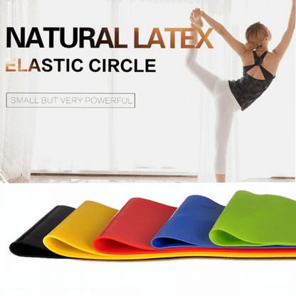 Yoga Resistance Bands – Elastic Fitness Set - Psychofits