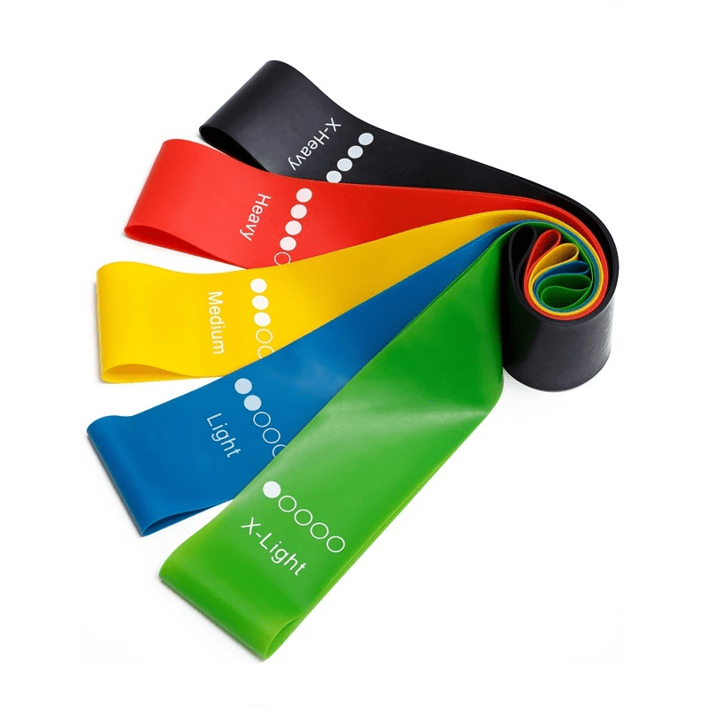 Yoga Resistance Bands – Elastic Fitness Set - Psychofits