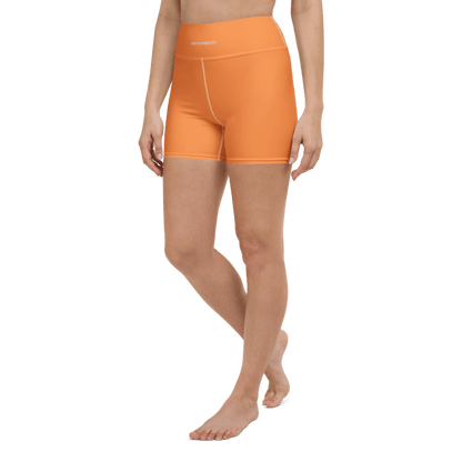 Flexi Fit Yoga Shorts (Oreange) - Comfortable and Stretchy Yoga Shorts - Psychofits