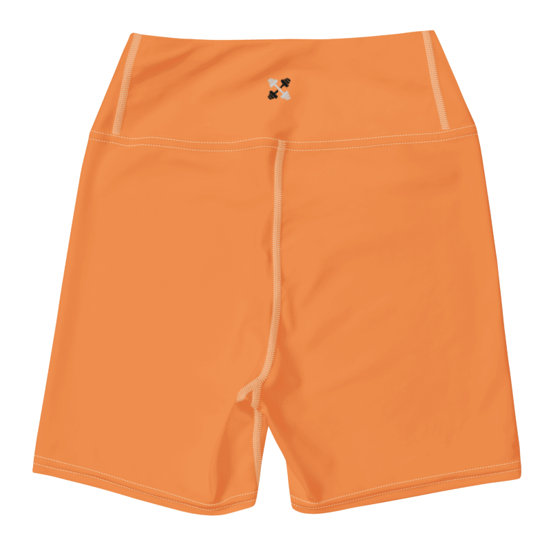 Flexi Fit Yoga Shorts (Oreange) - Comfortable and Stretchy Yoga Shorts - Psychofits